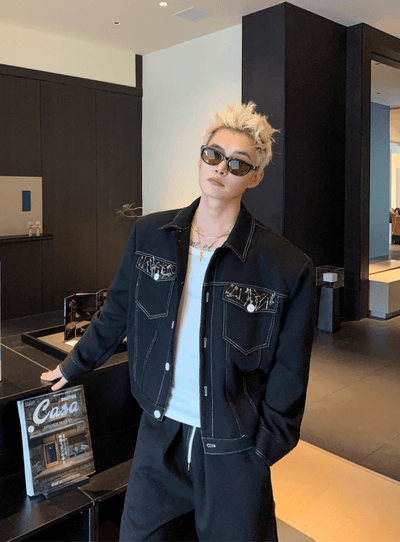 ステッチデニムオーバーセットアップ　OR4758 - 韓国メンズファッション通販 - ORUN - 