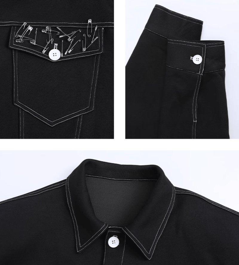 ステッチデニムオーバーセットアップ　OR4758 - 韓国メンズファッション通販 - ORUN - 