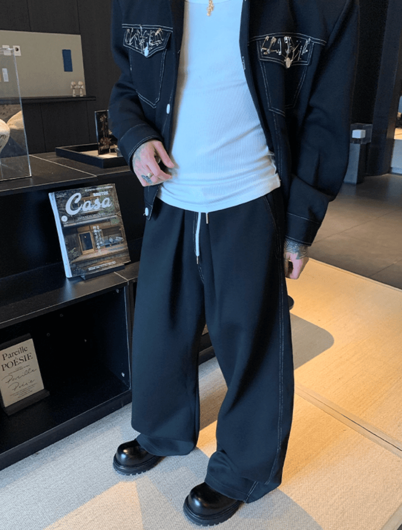 ステッチデニムオーバーセットアップ　OR4758 - 韓国メンズファッション通販 - ORUN - 