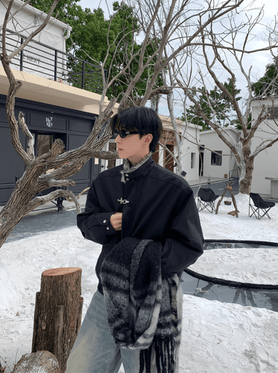 ファー付きファイヤーマンジャケット OR4790 - 韓国メンズファッション通販 - ORUN - 