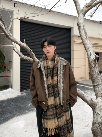 ファー付きファイヤーマンジャケット OR4790 - 韓国メンズファッション通販 - ORUN - 