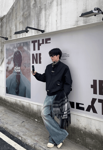 ファー付きファイヤーマンジャケット OR4790 - 韓国メンズファッション通販 - ORUN - 