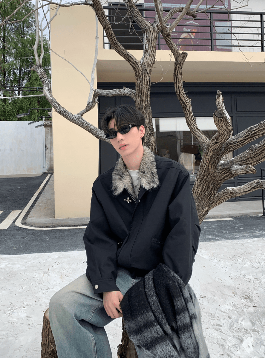 ファー付きファイヤーマンジャケット OR4790 – 韓国メンズファッション