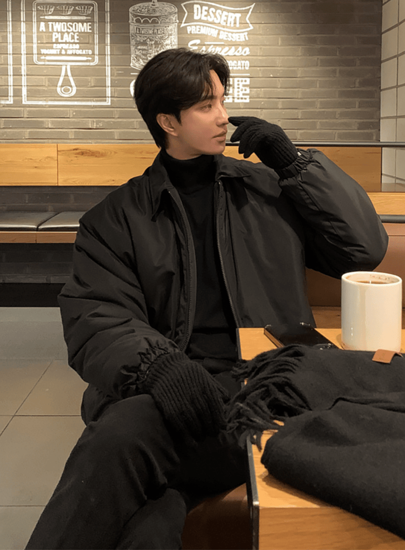 中綿入りライトフライトジャケット OR4826 - 韓国メンズファッション通販 - ORUN - 