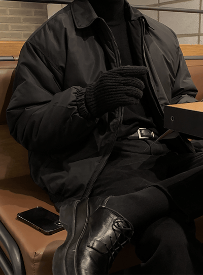 中綿入りライトフライトジャケット OR4826 - 韓国メンズファッション通販 - ORUN - 