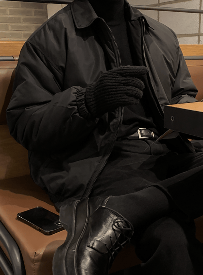 中綿入りライトフライトジャケット OR4826 - 韓国メンズファッション通販 - ORUN - 