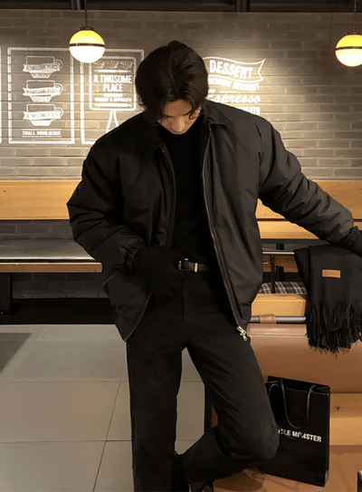 中綿入りライトフライトジャケット OR4826 - 韓国メンズファッション通販 - ORUN - 