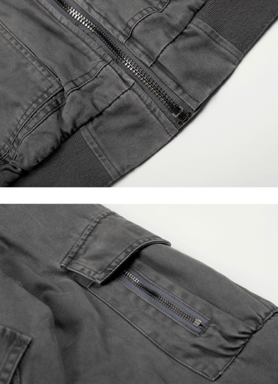 ヴィンテージライクボンバージャケット OR4827 - 韓国メンズファッション通販 - ORUN - 