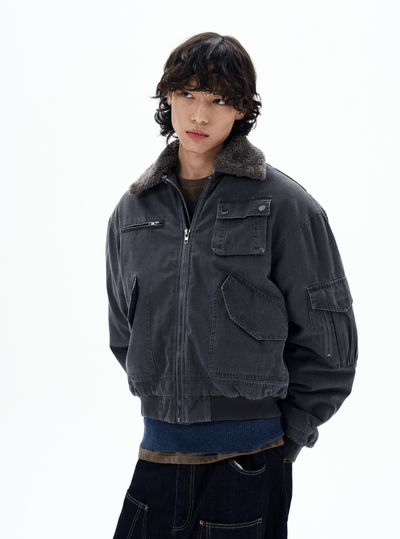 ヴィンテージライクボンバージャケット OR4827 - 韓国メンズファッション通販 - ORUN - 