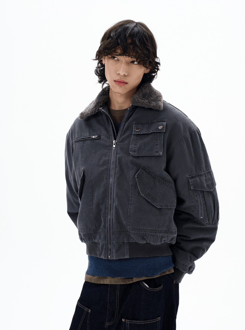 ヴィンテージライクボンバージャケット OR4827 - 韓国メンズファッション通販 - ORUN - 