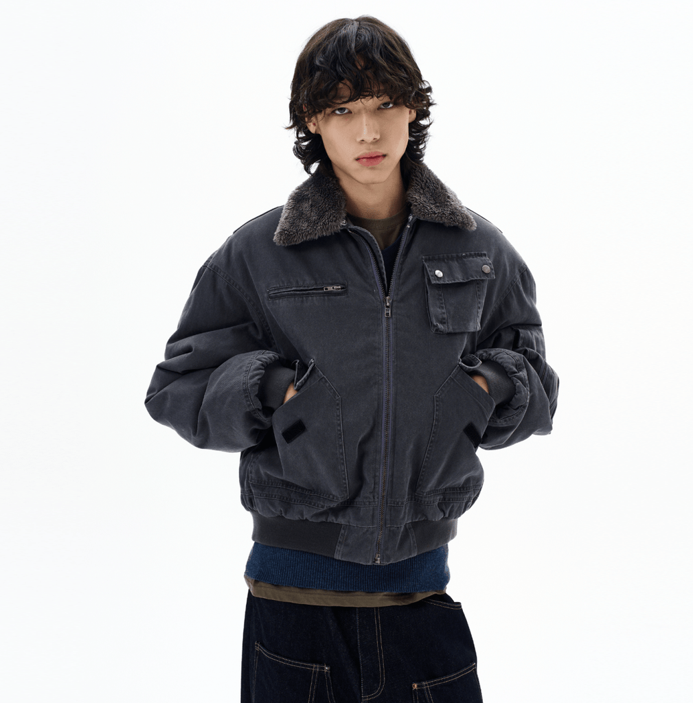 ヴィンテージ Lucky Brand ボンバージャケット メンズ サイズ L ボンバージャケット 天然皮革 ヴィンテージ アウター ブルゾン 革