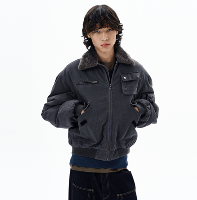 ヴィンテージライクボンバージャケット OR4827 - 韓国メンズファッション通販 - ORUN - 