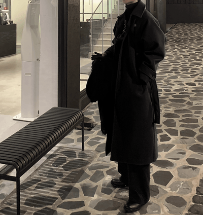 ウーリーテックロングコート OR4828 - 韓国メンズファッション通販 - ORUN - 