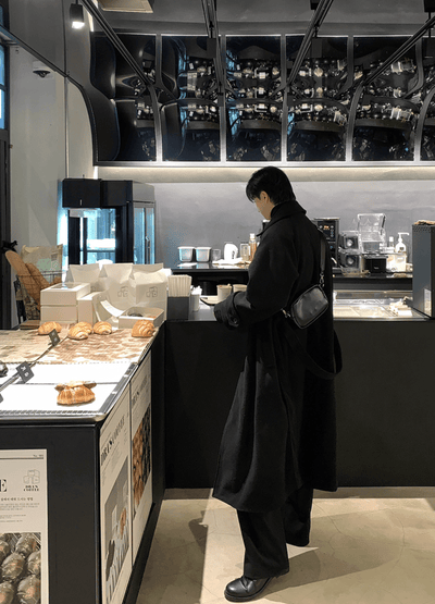 ウーリーテックロングコート OR4828 - 韓国メンズファッション通販 - ORUN - 