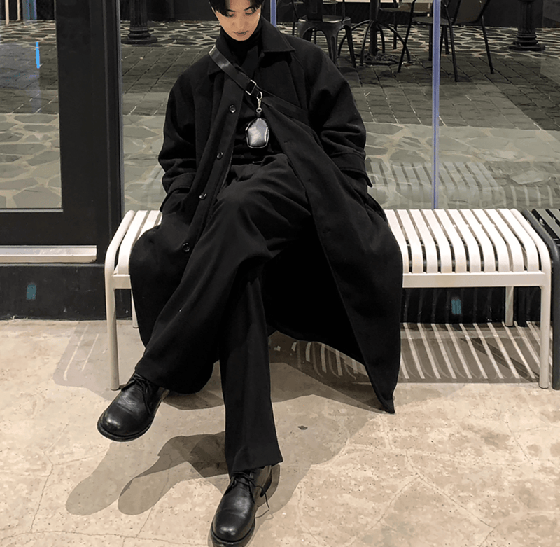 ウーリーテックロングコート OR4828 - 韓国メンズファッション通販 - ORUN - 