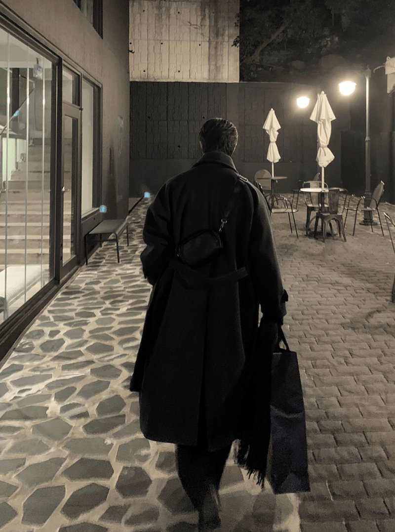 ウーリーテックロングコート OR4828 - 韓国メンズファッション通販 - ORUN - 