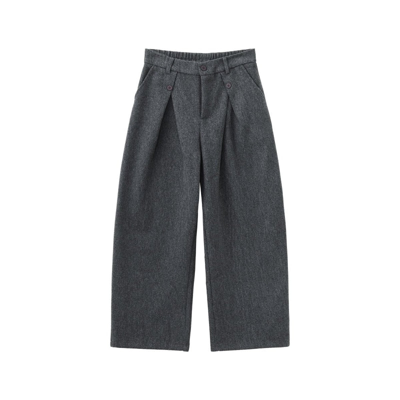 オールドマネー立体ワイドウールスラックス OR4851 - 韓国メンズファッション通販 - ORUN - 