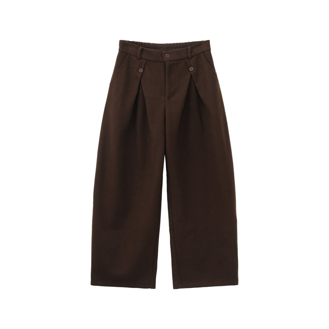 オールドマネー立体ワイドウールスラックス OR4851 – 韓国メンズ