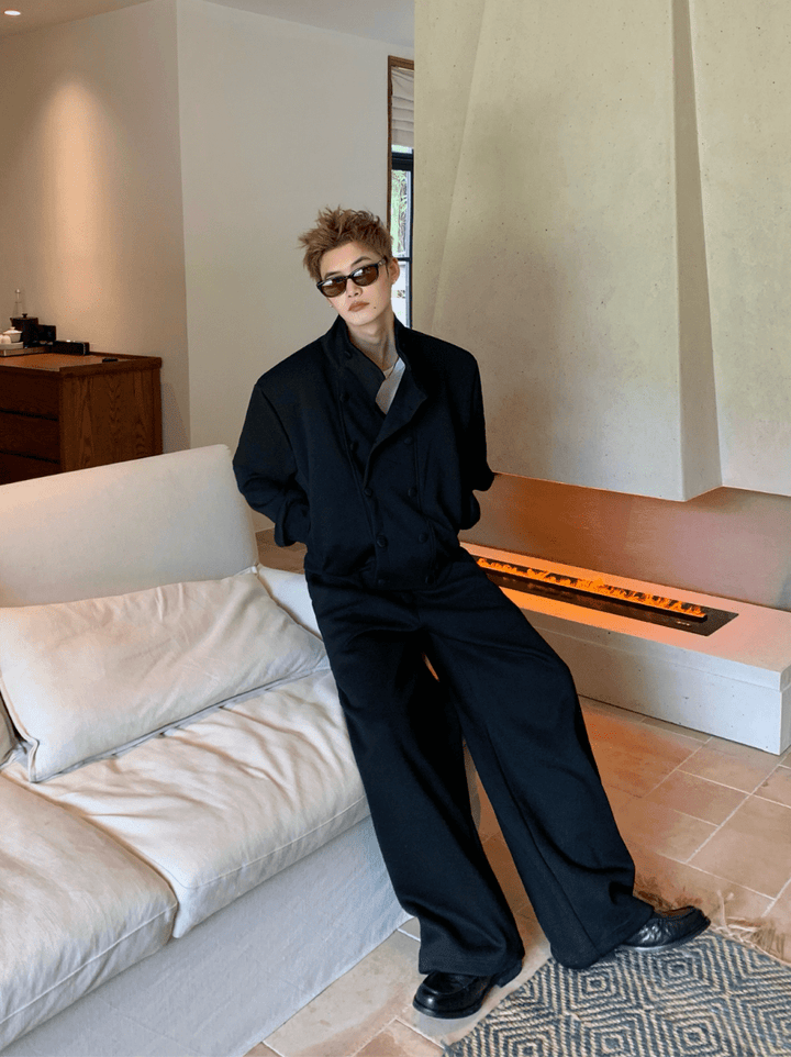 ダブルブレストショルダーパッドセットアップ OR4902 – 韓国メンズ