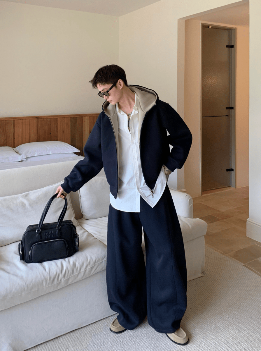 クリーンフィットフーディーリラックスセットアップ OR4903 – 韓国