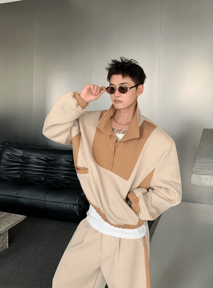 【上下セット】KANSAI MAN / スウェット L ベージュ系 m794 長袖 セットアップ メンズ[品番：RSCM0008515]｜RAiseNsE （ライセンス