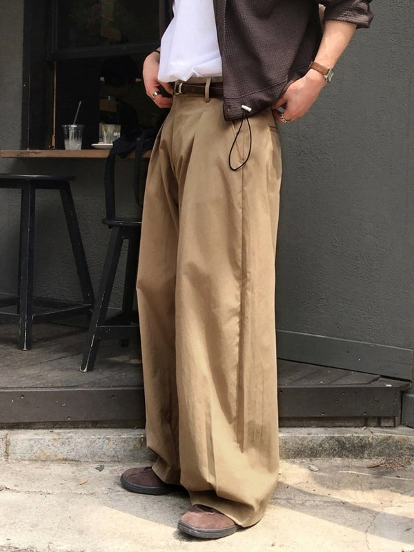 タックデザイン カーキワイドスラックス OR5103