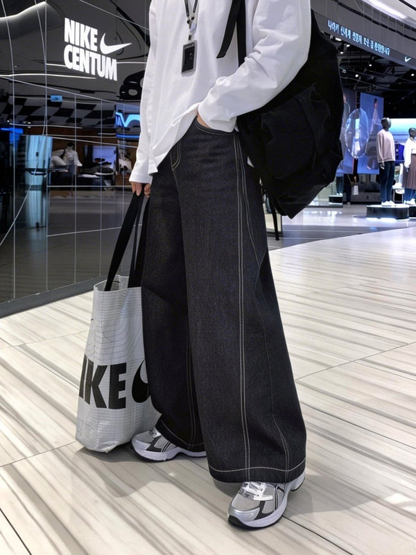 カーブシルエット ワイドデニムパンツ OR5104