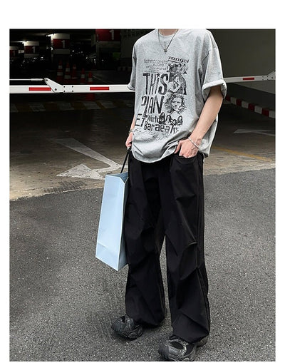 Oversized retro T-shirt OR4220 - ORUN