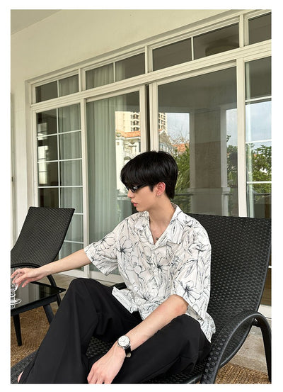 Oversized short sleeve shirt OR3046 - ORUN