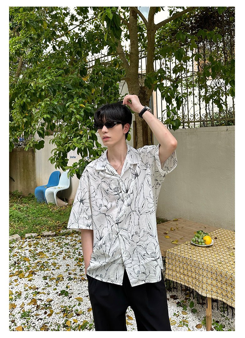 Oversized short sleeve shirt OR3046 - ORUN