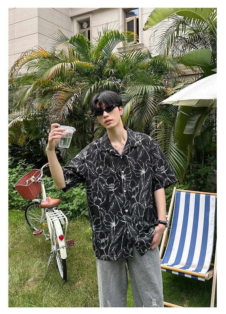 Oversized short sleeve shirt OR3046 - ORUN