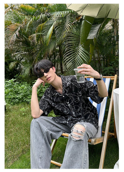 Oversized short sleeve shirt OR3046 - ORUN