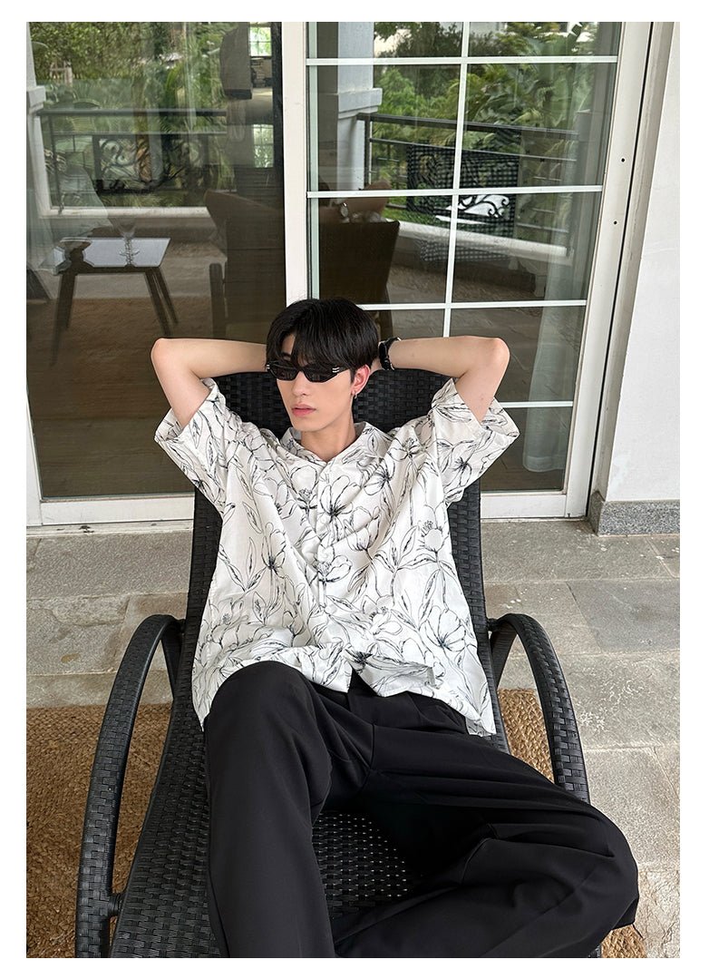Oversized short sleeve shirt OR3046 - ORUN