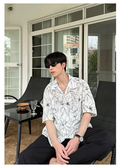 Oversized short sleeve shirt OR3046 - ORUN