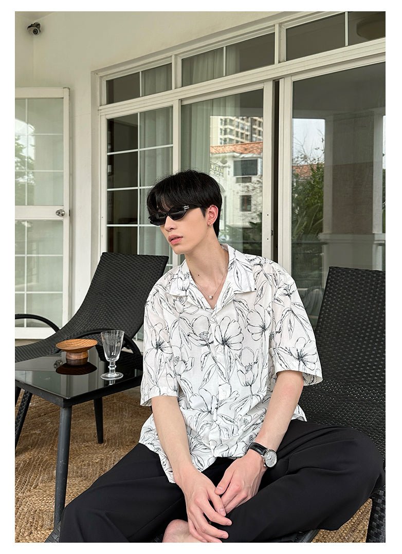 Oversized short sleeve shirt OR3046 - ORUN