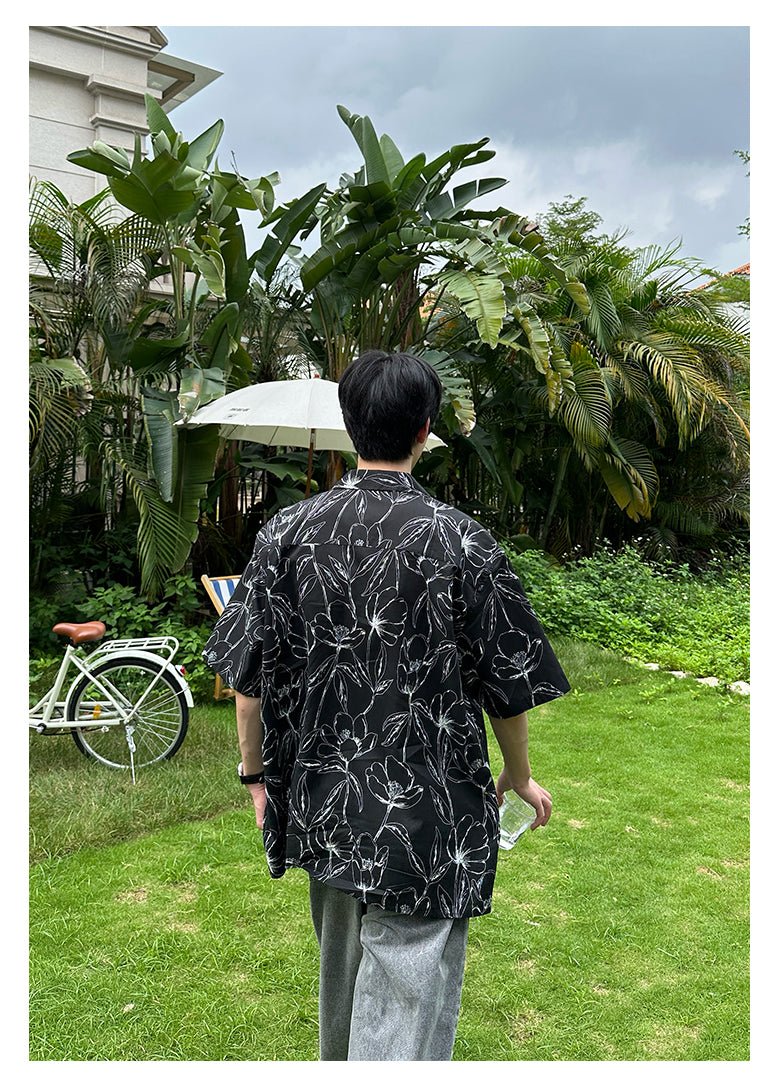 Oversized short sleeve shirt OR3046 - ORUN