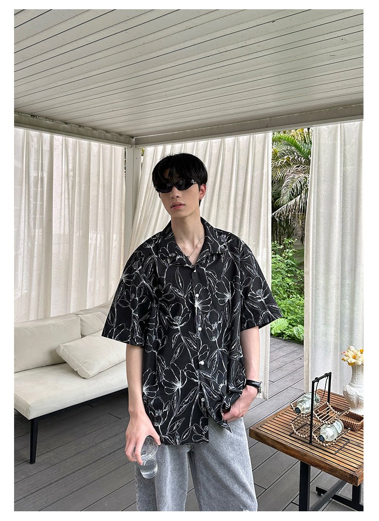 Oversized short sleeve shirt OR3046 - ORUN