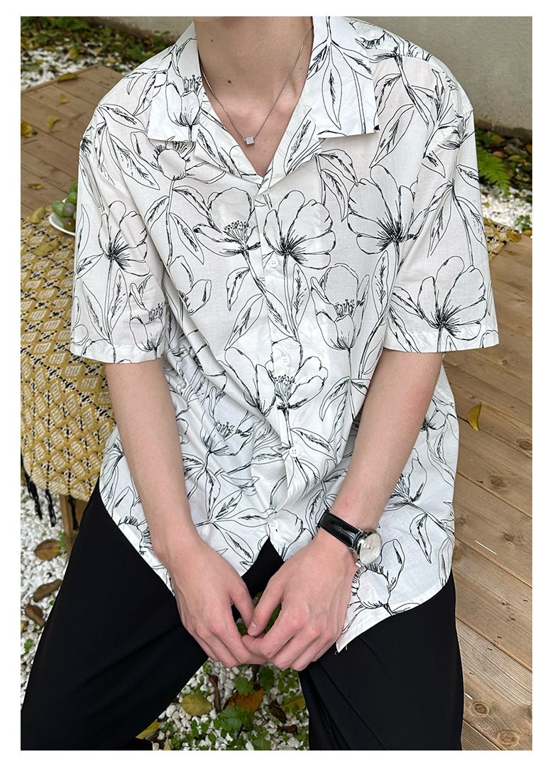 Oversized short sleeve shirt OR3046 - ORUN