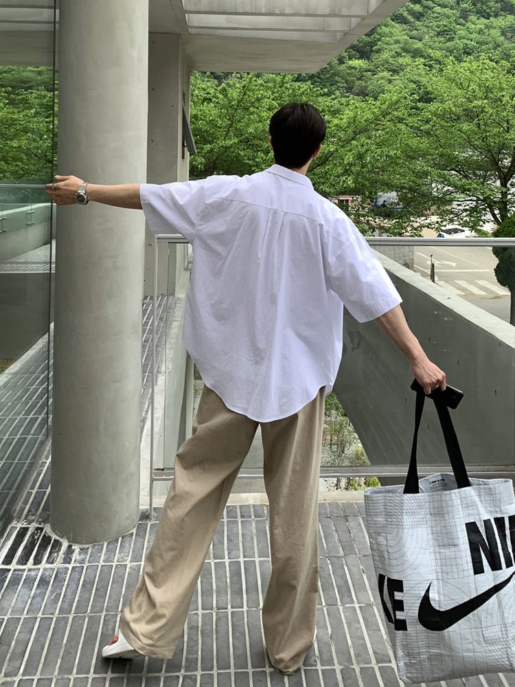 Oversized short sleeve shirt OR3076 - ORUN