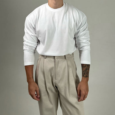 Plain long sleeve fitted T-shirt OR2910 - ORUN