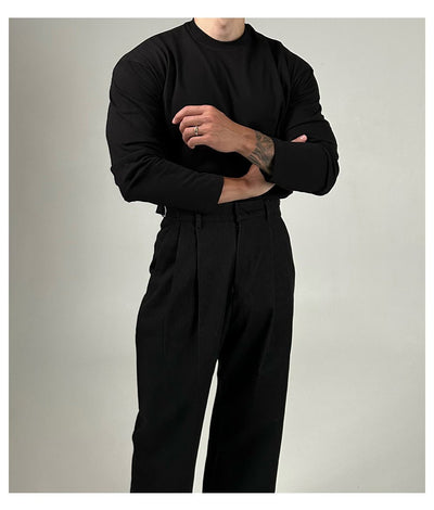 Plain long sleeve fitted T-shirt OR2910 - ORUN