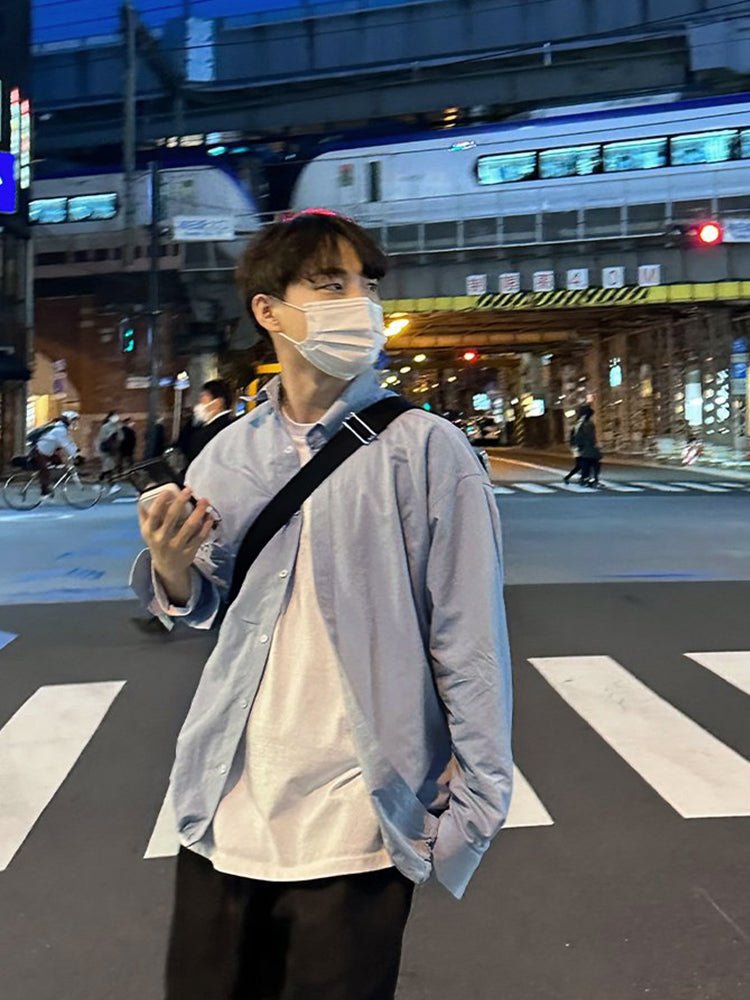 Plain long sleeve shirt OR2923 - ORUN