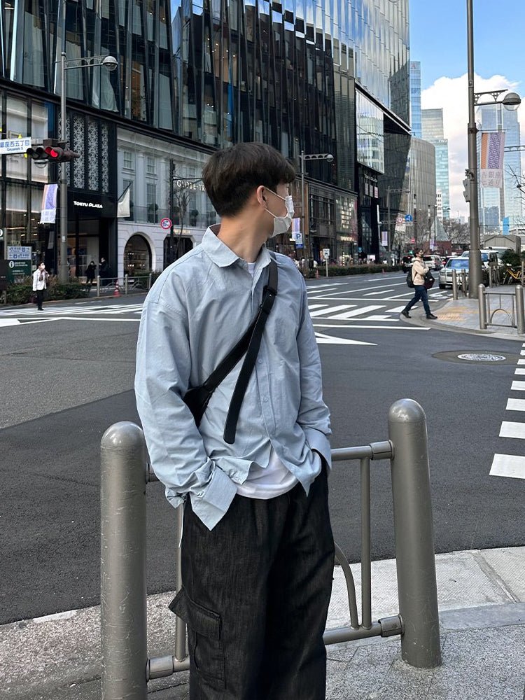 Plain long sleeve shirt OR2923 - ORUN