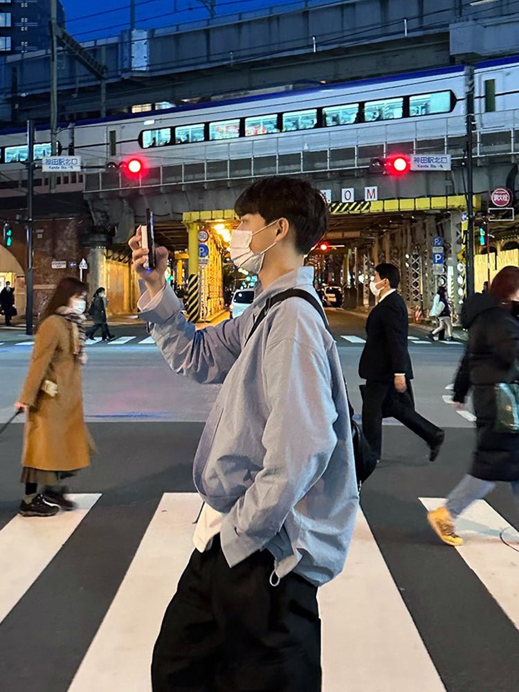 Plain long sleeve shirt OR2923 - ORUN