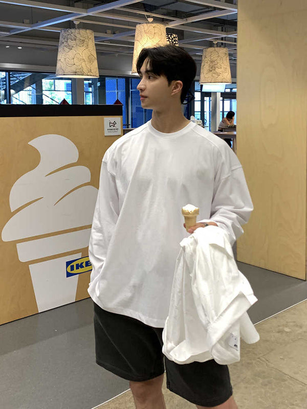 Plain long T-shirt OR3563