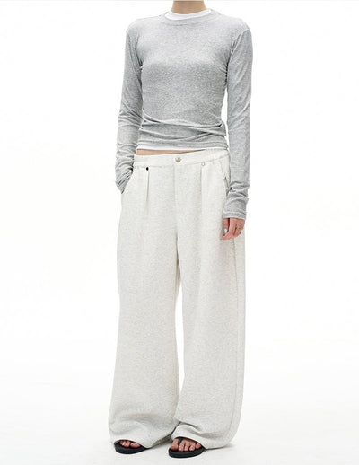 Pleated sweatpants OR4666 - 韓国メンズファッション通販 - ORUN - 