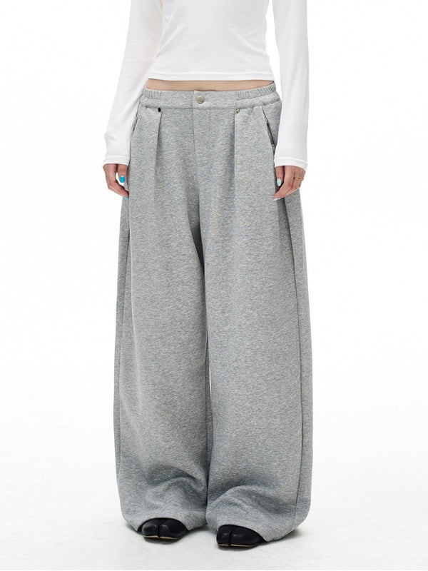 Pleated sweatpants OR4666