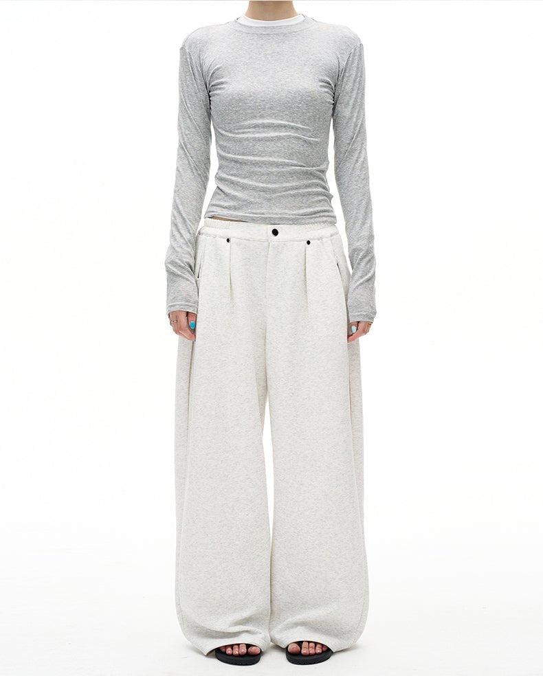 Pleated sweatpants OR4666 - 韓国メンズファッション通販 - ORUN - 