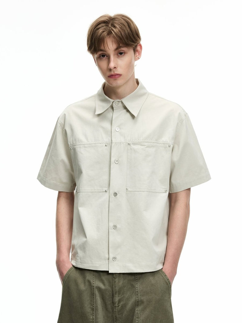 Pocket shirt OR4427 - 韓国メンズファッション通販 - ORUN - 