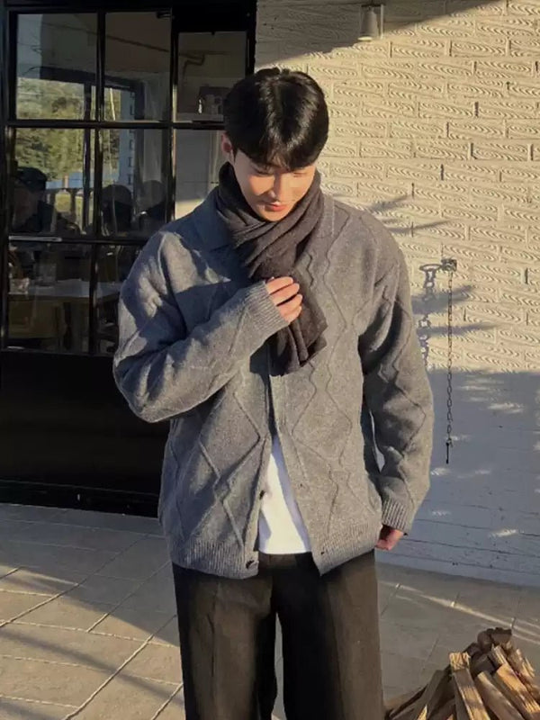 Polo knit cardigan OR4085